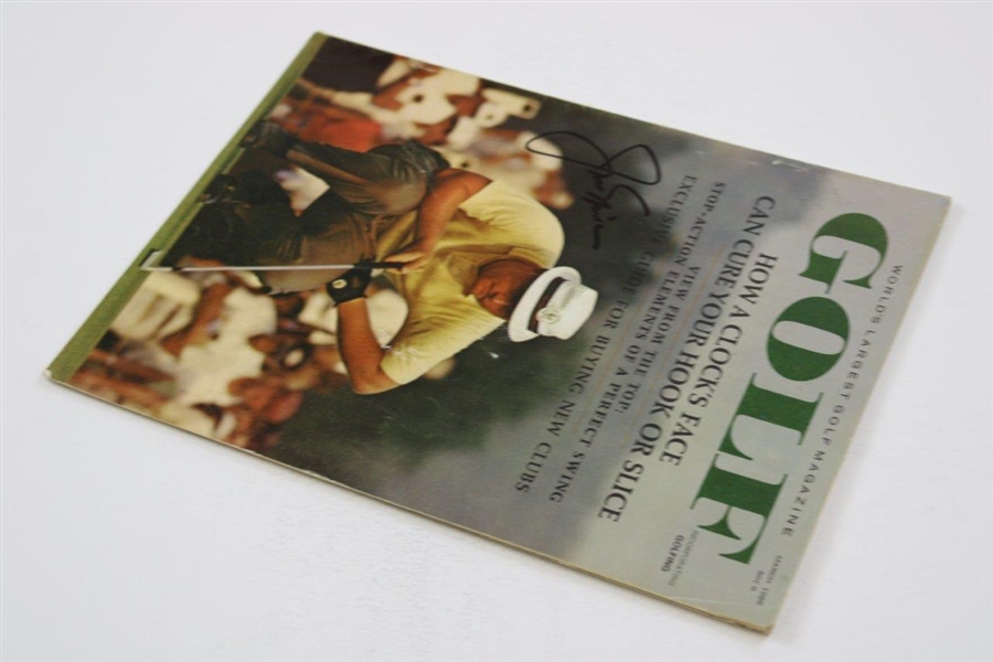 Jack Nicklaus Signed 1966 Golf Magazine JSA ALOA
