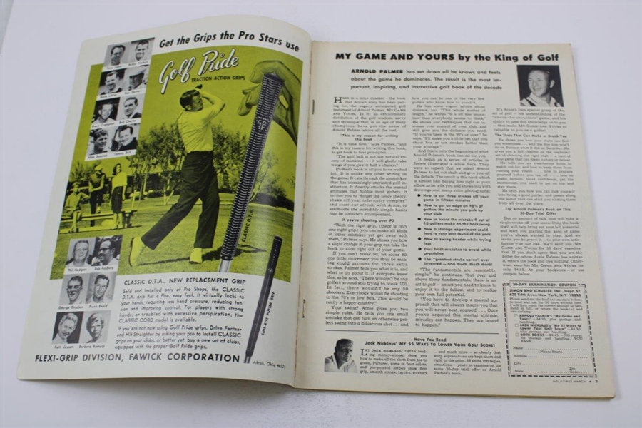 Jack Nicklaus Signed 1966 Golf Magazine JSA ALOA