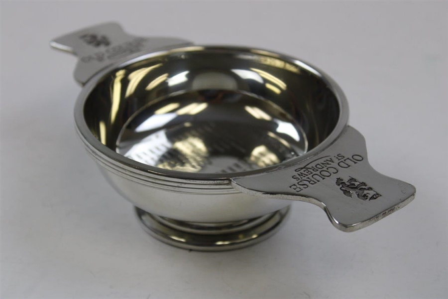 Old Course St. Andrews Open Champions Quaich Bowl w/Names Engraved in Original Box