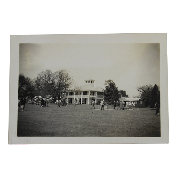 Augusta National Golf Club Clubhouse at 1941 Masters Tournament Original Photo