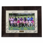 Nicklaus, Player, Trevino & Others Signed 2022 3M Greats of Golf Photo - Framed JSA ALOA