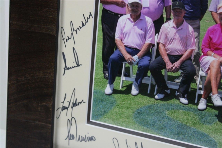 Nicklaus, Player, Trevino & Others Signed 2022 3M Greats of Golf Photo - Framed JSA ALOA