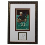 Original Bart Forbes Payne Stewart Painting "Golfs Greatest Card Set" w/Signature JSA ALOA