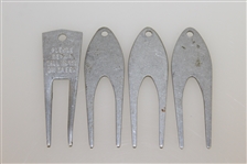 Four Golf Contestant Badge/Divot Tools - Byron Nelson, Florida PGA, Colonial, and Pensacola PGA