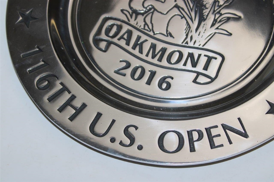 2016 US Open at Oakmont Pewter Plate