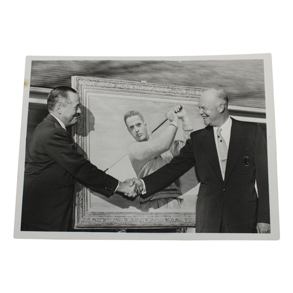 Bobby Jones & President Dwight Eisenhower 1954 Press Photo