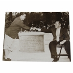 Gene Sarazen with Bobby Jones Sarazen Bridge Dedication Photo