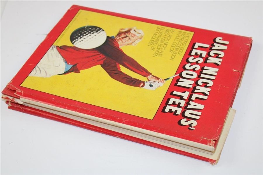 Jack Nicklaus Signed 1977 'Jack Nicklaus' Lesson Tee' Book JSA ALOA