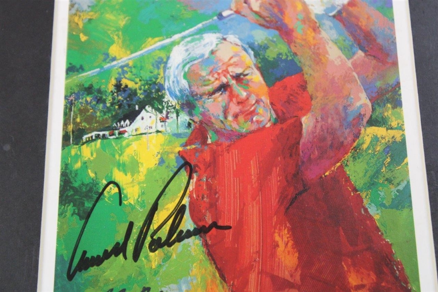 Arnold Palmer Signed Leroy Neiman Depiction - Matted JSA ALOA