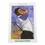 Seve Ballesteros Signed Mueller The Senor Golf Card JSA ALOA