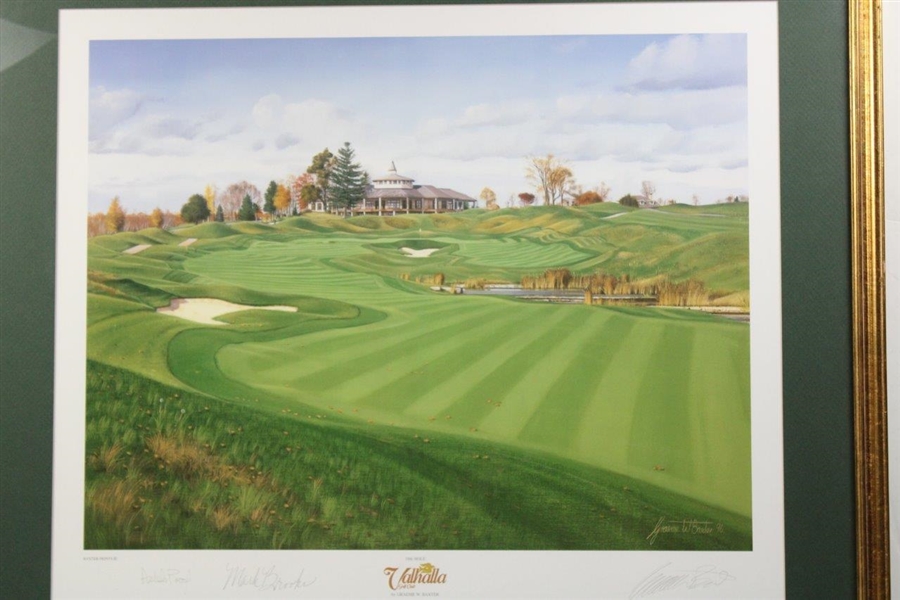 Mark Brooks Signed Valhalla Artist Proof by Graeme Baxter Print - Framed  JSA ALOA