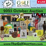 2023 October Golf Memorabilia Auction Ends Sunday - Bid Now!