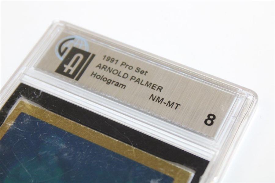 Arnold Palmer 1991 Pro-Set Hologram Golf Golf Card GAI NM-MT 8