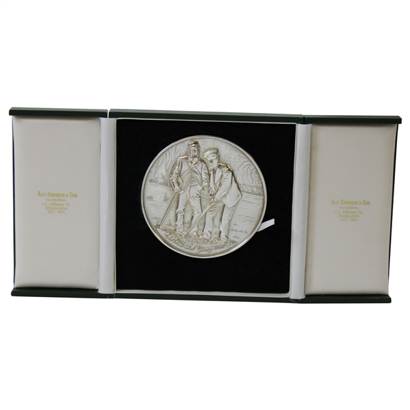 1981 The OPEN Championship Contestant Gift Sterling Silver 17 oz. Old Tom Young Tom Morris Medallion