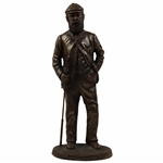 Large Old Tom Morris Bronze Colored Resin Statue with Club by Artist Bill Waugh
