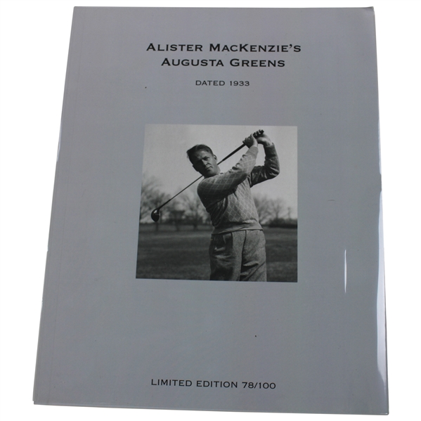 Alister MacKenzies Augusta Greens Limited Edition #78/100