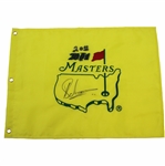 Charl Schwartzel Signed 2001 Masters Embroidered Flag JSA ALOA