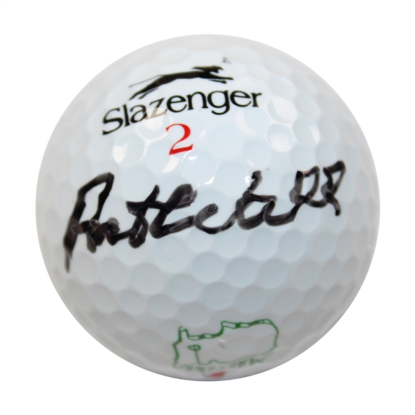 Art Wall Signed Slazenger Masters Logo Golf Ball JSA ALOA
