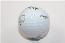Art Wall Signed Slazenger Masters Logo Golf Ball JSA ALOA
