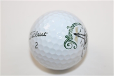 Stewart Cink Signed Titleist Turnberry Scotland Logo Golf Ball JSA ALOA