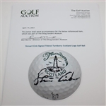Stewart Cink Signed Titleist Turnberry Scotland Logo Golf Ball JSA ALOA