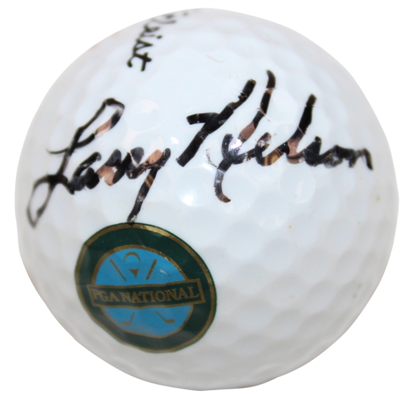 Larry Nelson Signed Titleist PGA National Logo Golf Ball JSA ALOA