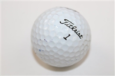 Tony Jacklin Signed Titleist Golf Ball with '69 British & 70 US' JSA ALOA