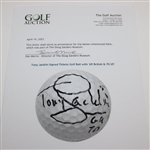 Tony Jacklin Signed Titleist Golf Ball with '69 British & 70 US' JSA ALOA