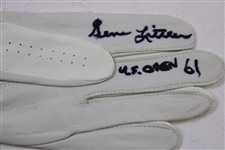 Littler, Goosen, Simpson & Five (5) other US Open Champions Signed Golf Gloves JSA ALOA