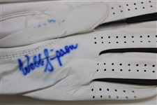 Littler, Goosen, Simpson & Five (5) other US Open Champions Signed Golf Gloves JSA ALOA