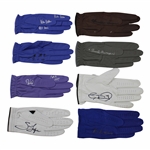 Harper, Runyan, Yang & Five (5) other PGA Championship Winners Signed Gloves JSA ALOA