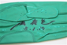 Runyan, Rosburg, Brooks & Five (5) other PGA Championship Winners Signed Gloves JSA ALOA