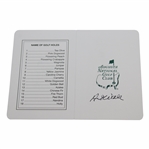 Art Wall Signed Augusta National Golf Club Scorecard JSA ALOA