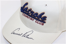 Arnold Palmer Signed Latrobe Country Club White Hat JSA ALOA