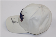 Arnold Palmer Signed Latrobe Country Club White Hat JSA ALOA