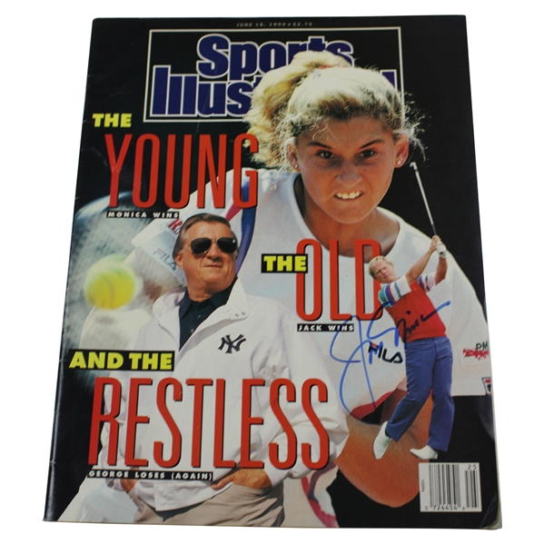 Jack Nicklaus Signed 1990 Sports Illustrated Magazine JSA ALOA
