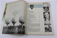 Jack Nicklaus And Arnold Palmer Signed 1966 Golf Digest Magazine JSA ALOA