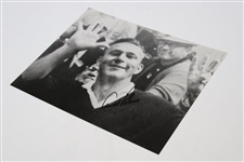 Arnold Palmer Signed Black And White Photo JSA ALOA