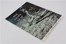 Astronaut Neil Armstrong Signed 1969 Dallas Morning 'One Giant Leap' News JSA ALOA