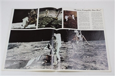 Astronaut Neil Armstrong Signed 1969 Dallas Morning 'One Giant Leap' News JSA ALOA