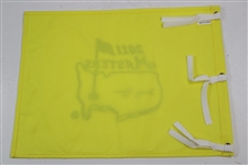 Tommy Aaron Signed 2011 Masters Embroidered Flag with '73' JSA ALOA