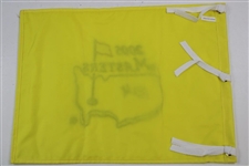 Charles Coody Signed 2005 Masters Embroidered Flag JSA ALOA