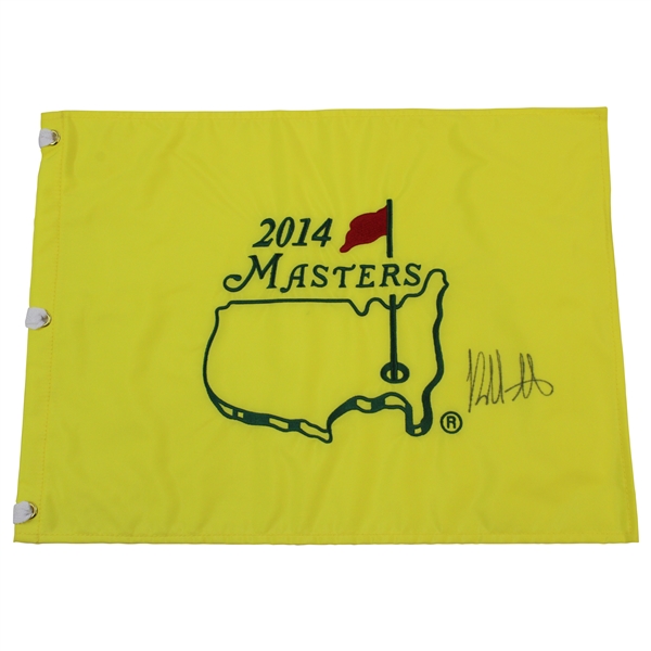 Bubba Watson Signed 2014 Masters Embroidered Flag JSA ALOA