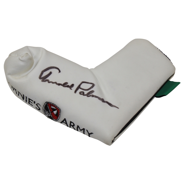 Arnold Palmer Signed Bay Hill Arnies Army Putter Headcover JSA ALOA