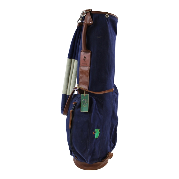 Ltd Ed Augusta National GC Masters Exclusive MacKenzie Fabric Navy Golf Bag