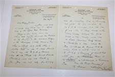 George Low Signed 1935 Handwritten Letter to George Jacobus on Personal Letterhead 9/22 JSA ALOA