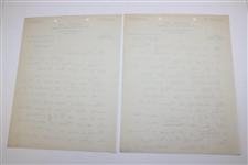 George Low Signed 1935 Handwritten Letter to George Jacobus on Personal Letterhead 9/22 JSA ALOA