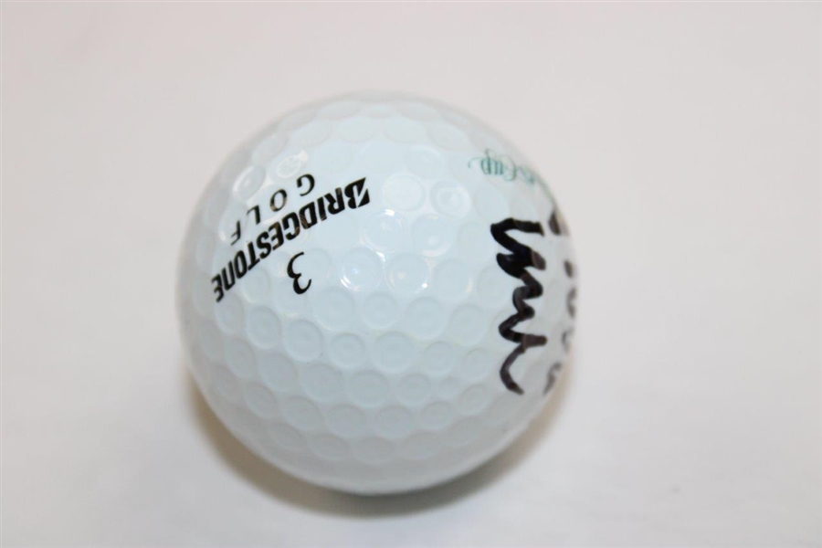 Viktor Hovland Signed The Presidents Cup Logo Bridgestone Golf Ball JSA ALOA