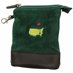 Masters Tournament Logo Leather & Fabric Valuables Zip Pouch
