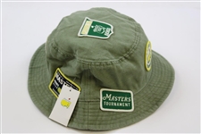 2020 Masters Tournament Patches Collage Olive Bucket Hat - Size L/XL